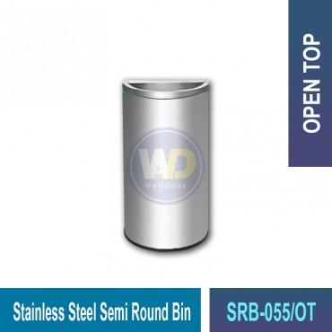 Stainless Steel Semi Round Bin