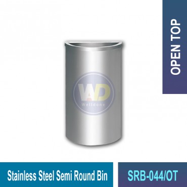 Stainless Steel Semi Round Bin
