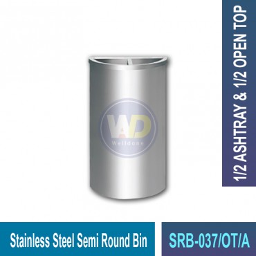 Stainless Steel Semi Round Bin