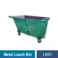 LB01 Metal Leach Bin 1500 Litres | Quality Wheelie Bin MY | Welldone