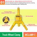 WCLAMP-T Truck Wheel Clamp: Enhanced Security & Enforcement | Welldone