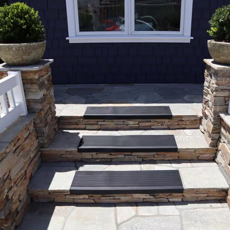 Rubber Stair Treads for Safety | Anti-Slip, Weather Resistant, Durable