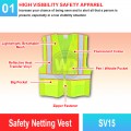 SV15 Safety Netting Vest | Comfortable, Breathable, and Reflective Des