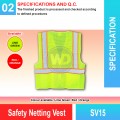 SV15 Safety Netting Vest | Comfortable, Breathable, and Reflective Des