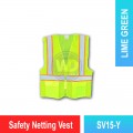 SV15 Safety Netting Vest | Comfortable, Breathable, and Reflective Des