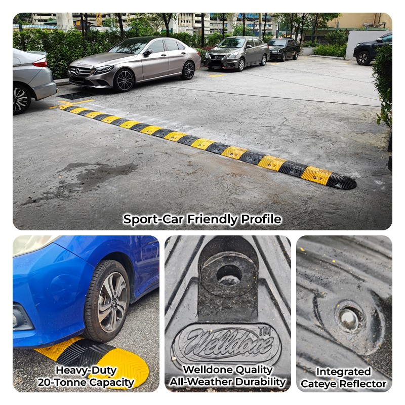 RH5 Welldone Rubber Hump | Quality Road Hump Malaysia | Welldone