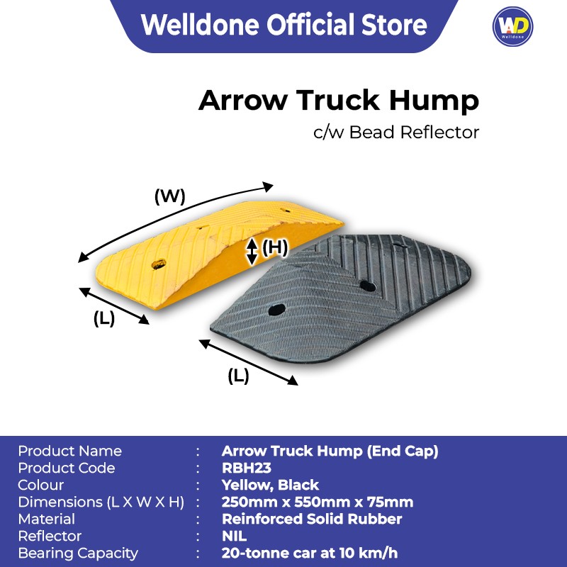 RBH23 Arrow Truck Hump | Quality Road Hump Malaysia | Welldone