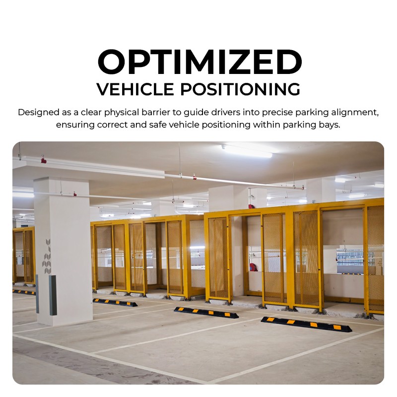 Durable Rubber Wheel Stopper: Heavy-Duty, Commercial-Grade Protection Durable Rubber Wheel Stopper: Heavy-Duty, Commercial-Grade Protection